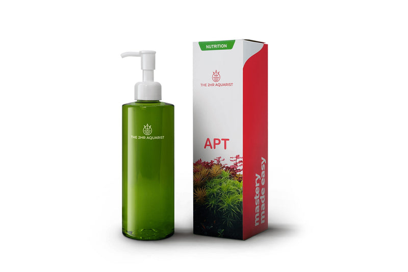 2HR Aquarist APT 1 Zero fertilizer bottle, aquatic plant nutrient supplement for healthy freshwater aquariums.