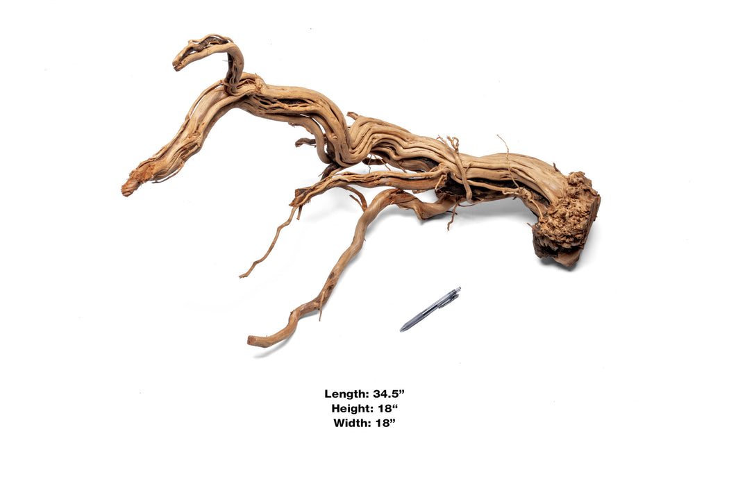 Driftwood Ancient Wood Showpiece by UNSHARDSCAPE, showcasing natural textured wood sculpture with intricate grain details.