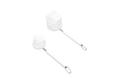 Round Aqua Worx 3D Retractable Net, swimming pool safety accessory, with durable mesh and compact design.