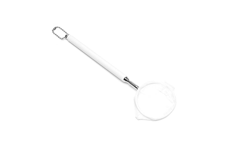 Aquaworx Aqua Worx 3D Retractable Round Net for pool accessories, features a round frame and adjustable net length.