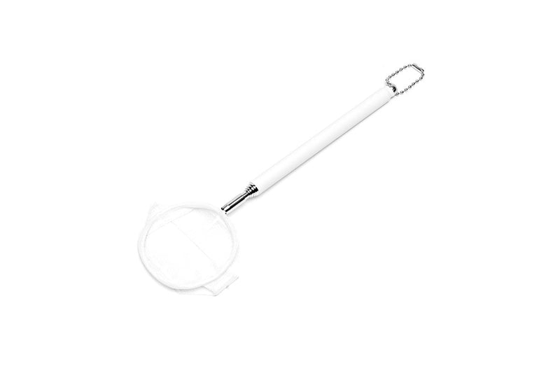 Aquaworx Aqua Worx 3D Retractable Round Net for accessories, showcasing the compact, circular design and handle for easy use.