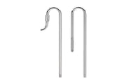 Aqua Worx Flux stainless steel lily pipes filter for aquariums, with sleek cylindrical design and precision craftsmanship.