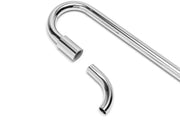 Stainless steel Lily pipes from Aqua Worx Flux for aquarium filters, designed for efficient water flow and filtration.