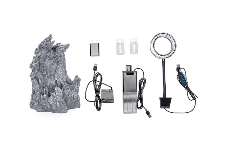 Aqua Worx Sand Waterfall Tank Kit A2 (30CM) Aquarium Kit - Buce Plant