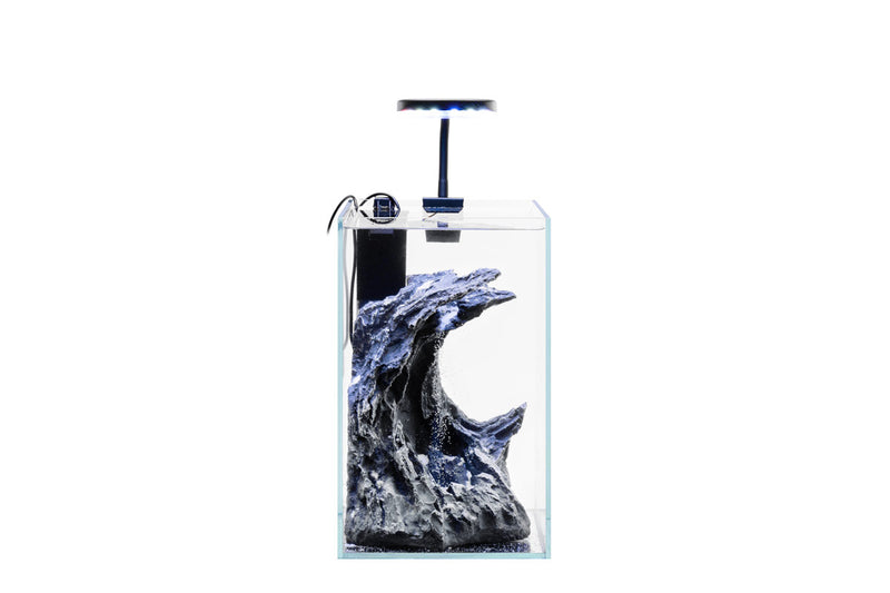 Aquaworx Sand Waterfall Aquarium Tank Kit A1 with 20cm size, clear glass, and built-in waterfall feature for aquatic environments.
