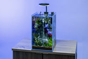Aquaworx Sand Waterfall Aquarium Tank Kit B1 with 20cm size, clear glass tank with waterfall feature and sand substrate.