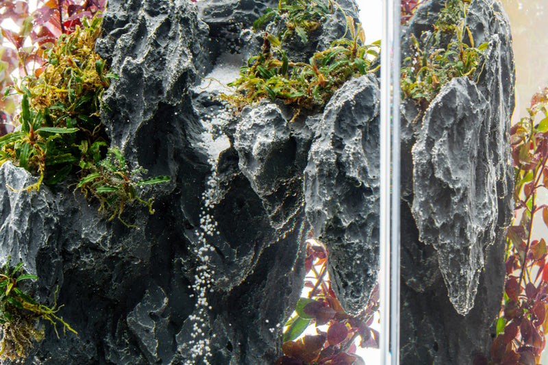 Aquaworx Sand Waterfall Aquarium Tank Kit B1, 20cm, with sand and waterfall features for freshwater or saltwater setups.