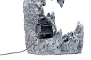 Aquaworx Sand Waterfall Aquarium Kit C1 with 30cm tank, featuring waterfall filtration and sand substrate display.