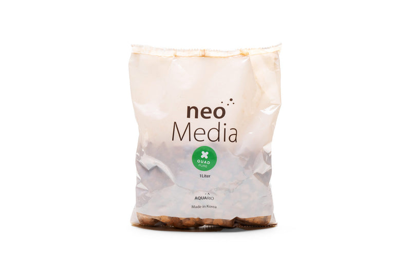 Aquario Neo Media Pure Quad filter for aquariums, featuring multiple media layers for efficient biological and mechanical filtration.