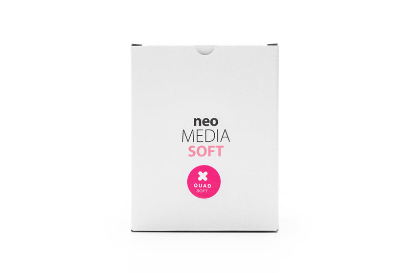 Aquario Neo Media Soft Quad filter for aquariums, showing the soft filtering media in a clear container.