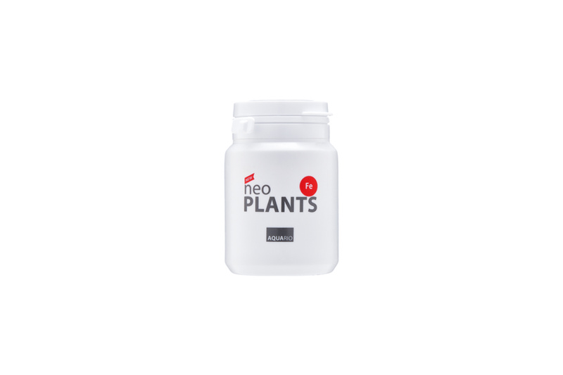 Aquario Neo Plants Tab FE iron root fertilizer in packaging, designed for water conditioners and aquatic plant nourishment.