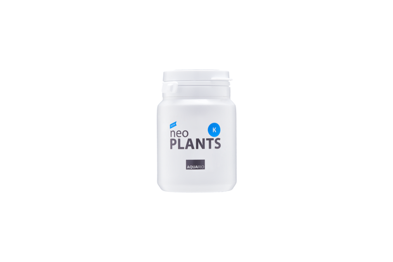 Aquario Neo Plants Tab K potassium root fertilizer for aquatic plants in a water conditioner product image.