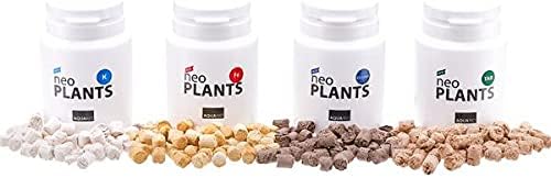 Aquario Neo Plants Tab Long water conditioner and slow-release root fertilizer for aquatic plants in an aquarium setting.