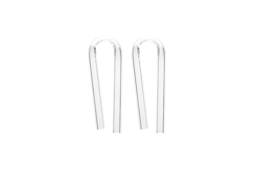 Aquario Neo U-Clips accessories in black, designed for secure cable or pipe management, with a U-shaped clip design.