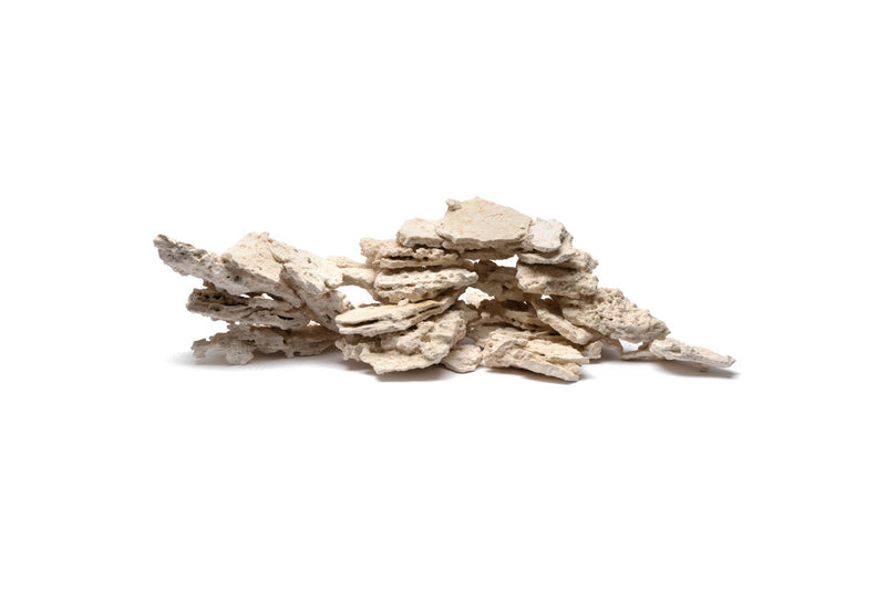 Natural Aquascaper's Choice hardscape rocks from Marco Rocks in a 30lb bag, showcasing textured, natural stone for aquascaping.
