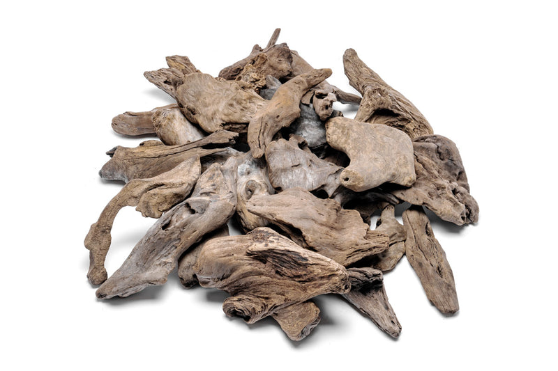 Assorted driftwood accent pieces from UNSHARDSCAPE, natural wood with unique shapes for decorative or craft use.