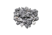 Black Lava Rock stone from UNSHARDSCAPE, showcasing a porous, volcanic texture in a natural black color.