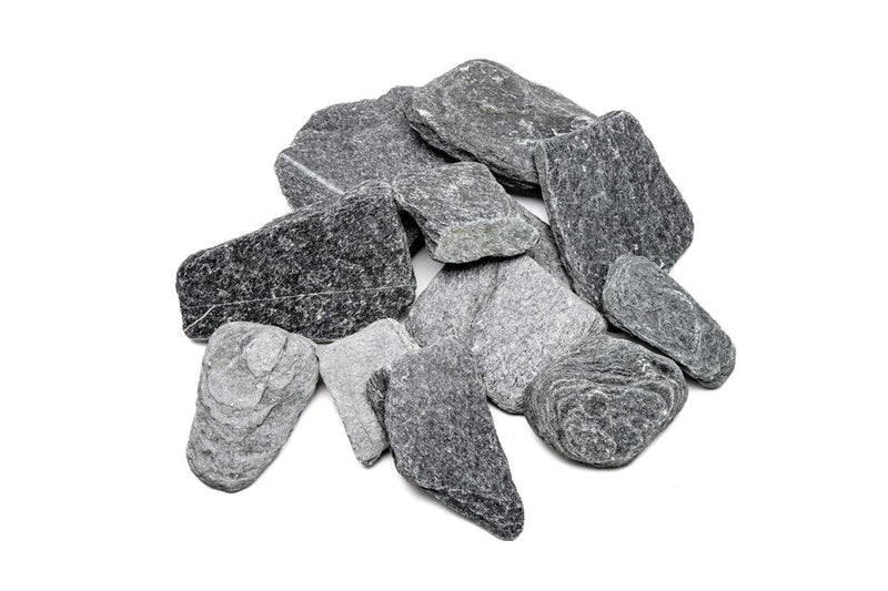 Black River Slate hardscape stone from UNSHARDSCAPE, showcasing smooth, dark slate with natural texture for landscaping projects.