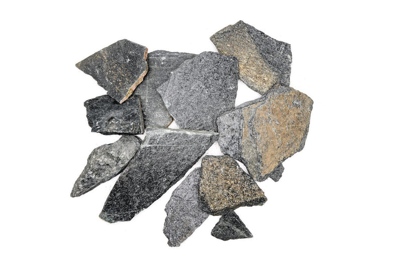 Black Slate hardscape tile by UNSHARDSCAPE, showing a smooth, dark natural stone surface suitable for outdoor landscaping and paving.