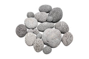 Black Star Lava Rock stone from UNSHARDSCAPE with textured black volcanic surface, ideal for landscaping or decorative use.