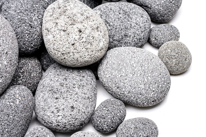 Black Star Lava Rock stone by UNSHARDSCAPE showing textured, porous black volcanic rock with star-like patterns.