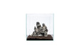 UNSHARDSCAPE Boutique Seiryu Stone Showpiece, natural gray stone with textured surface, decorative display piece.