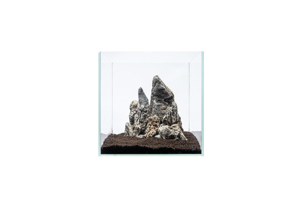 UNSHARDSCAPE Boutique Seiryu Stone Showpiece showcasing a textured, natural stone sculpture with intricate details.