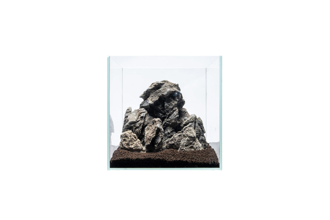 UNSHARDSCAPE Boutique Seiryu Stone Showpiece showcasing a natural, textured stone with intricate patterns and earthy tones.