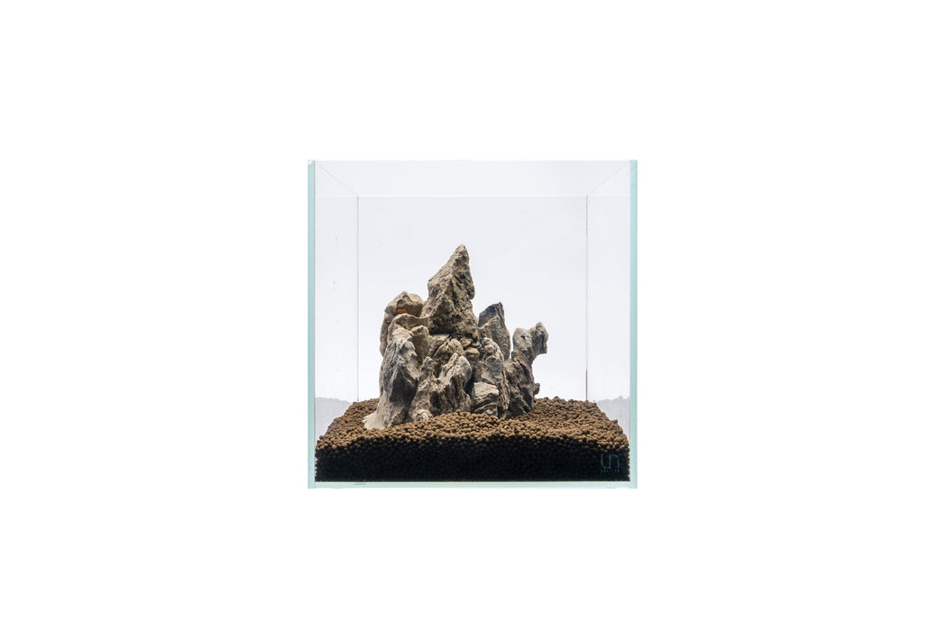 UNSHARDSCAPE Boutique Seiryu Stone Showpiece, natural stone decorative sculpture with textured surface and calming aesthetic.