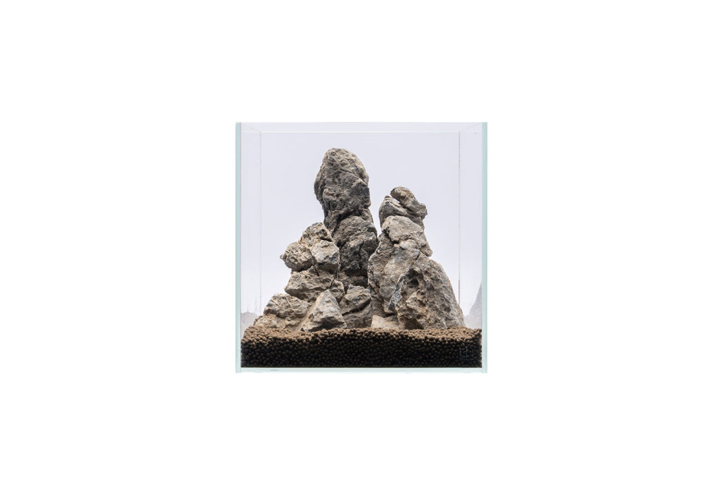 UNSHARDSCAPE Boutique Seiryu Stone Showpiece, natural stone decorative sculpture with textured surface and unique shape.