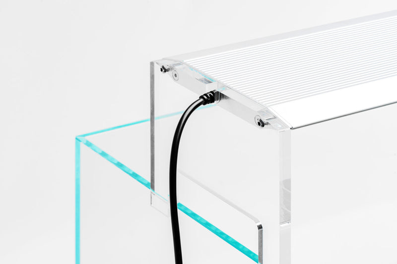 Chihiros A II Max lighting fixture with clear acrylic legs for stable support and modern design.