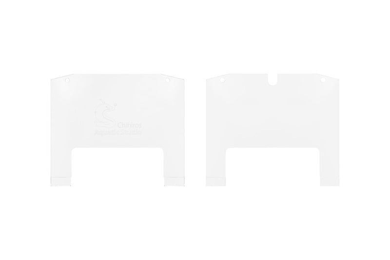 Chihiros A II Max lighting fixture with acrylic legs, designed for aquarium illumination, showcasing its sleek modern design.