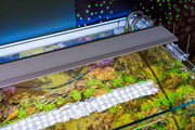 Chihiros A II Max Series LED light for aquarium lighting, showcasing sleek design and adjustable lighting features.