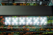 Chihiros B Series LED light for aquarium lighting, sleek black design with adjustable brightness controls.