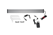 Chihiros B Series LED light for aquatic tanks, sleek black lighting fixture with adjustable arms, designed for aquarium illumination.