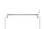 Chihiros B Series Light Shade with Mirror, a sleek lighting accessory for aquarium illumination and reflection enhancement.