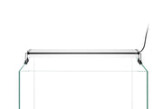 Chihiros B Series light shade with mirror for aquarium lighting, featuring sleek design and reflective surface.