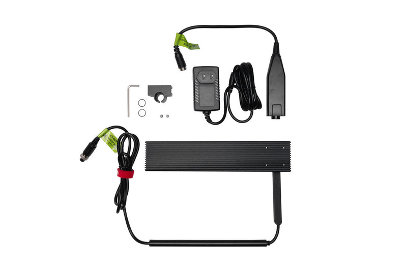 Chihiros CII Series RGB LED Light for aquarium lighting, showcasing adjustable colorful LED strips and sleek design.