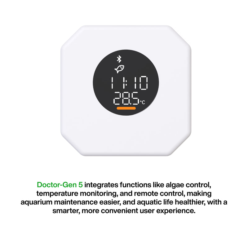 Chihiros Doctor 5 aquarium accessories in black, designed for aquarium maintenance and filtration systems.
