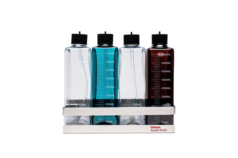 Chihiros Dosing Container Kit for aquarium accessories, includes measuring bottles and tools for precise liquid dosing.