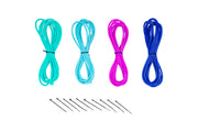 Chihiros Dosing Deluxe 4-Color Silicone Tubes, aquarium accessories with flexible, colorful silicone tubing for precise dosing.