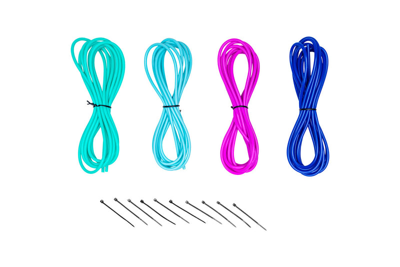 Chihiros Dosing Deluxe 4-Color Silicone Tubes, aquarium accessories with flexible, colorful silicone tubing for precise dosing.