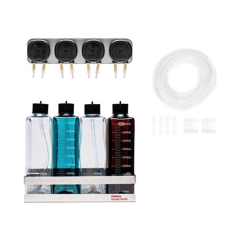 Chihiros dosing pumps, aquarium accessories, compact devices with digital controls for precise liquid dosing.