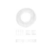 Chihiros dosing tube holder accessory for aquarium dosing tubes, black plastic clip with mounting features.