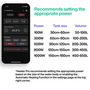Chihiros Heater Pro accessory, compact aquarium heater with adjustable temperature control and sturdy build.