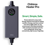 Chihiros Heater Pro accessory with digital control panel and power cord for aquarium heating system.