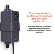 Chihiros Heater Pro accessory, compact device with digital control display, used for maintaining aquarium water temperature.