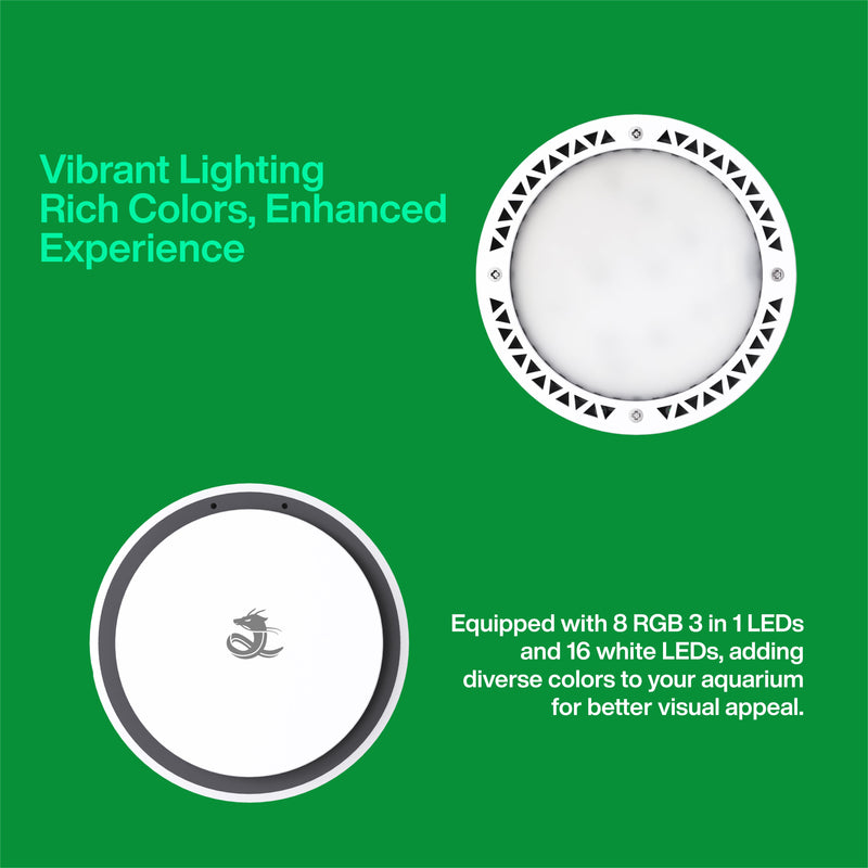 Chihiros Magnetic Light 2 for aquarium lighting, compact design with magnetic mounting for easy installation.
