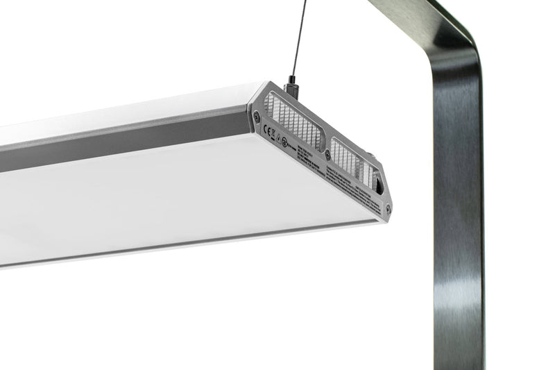 Chihiros RGB Vivid 2 Mate LED light for aquariums, showcasing colorful lighting and sleek design.