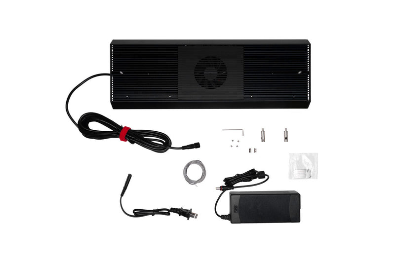 Chihiros RGB Vivid 2 Mate LED light for aquarium lighting, showcasing its compact design and colorful LED array.